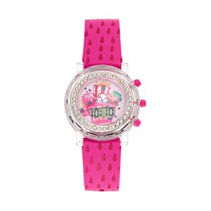 Shopkins Strawberry Kiss, D'Lish Donut & Poppy Corn Girls' Digital Light-Up Watch