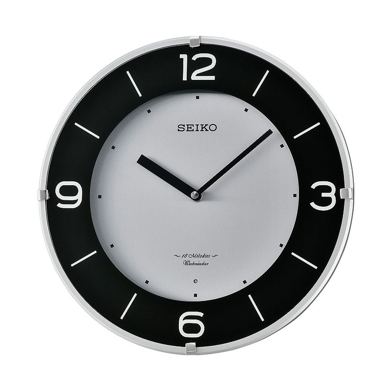 Seiko Musical Wall Clock - QXM358SLH, Silver