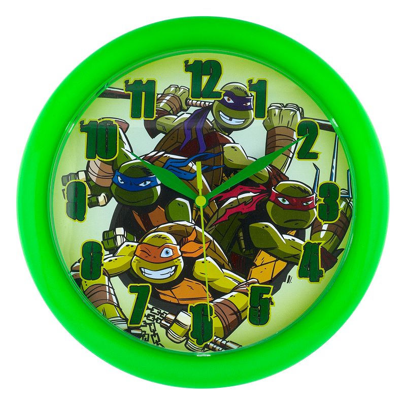 Teenage Mutant Ninja Turtles Wall Clock, Green