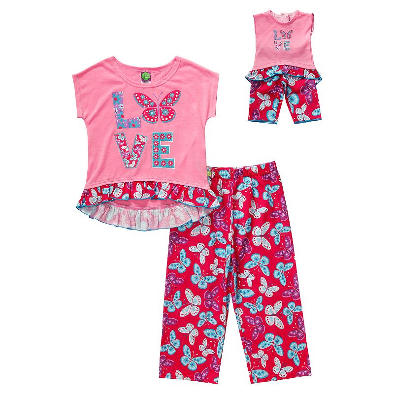 Girls Ruffle Pajama Kohl's