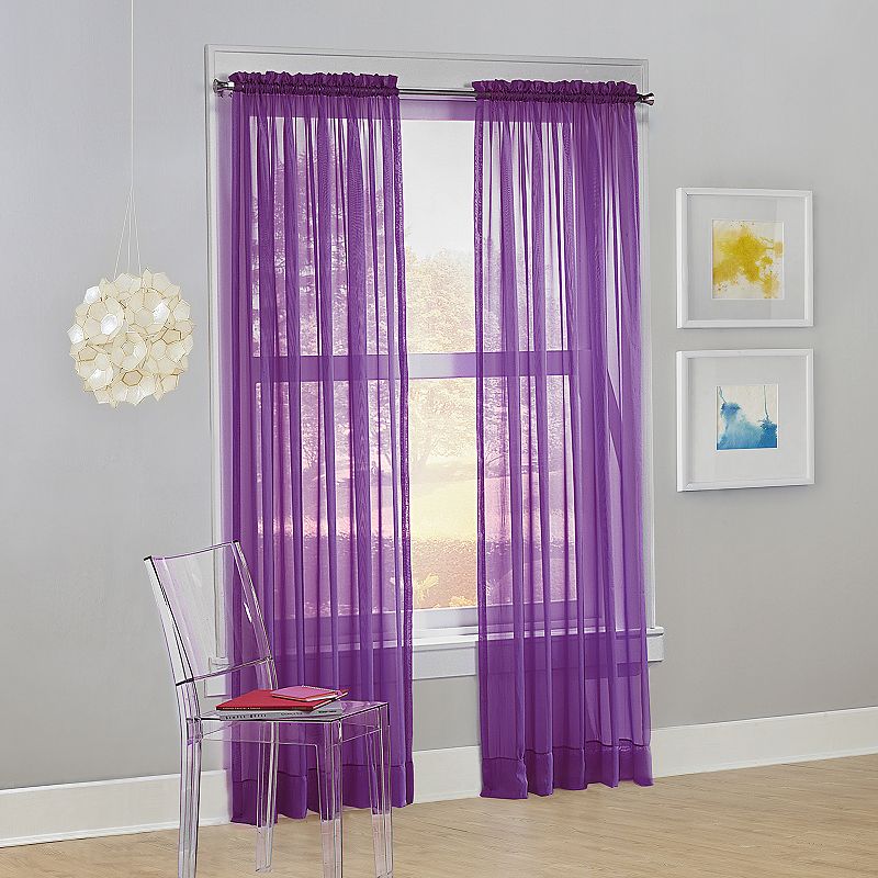 Purple Sheer Curtains Kohl's