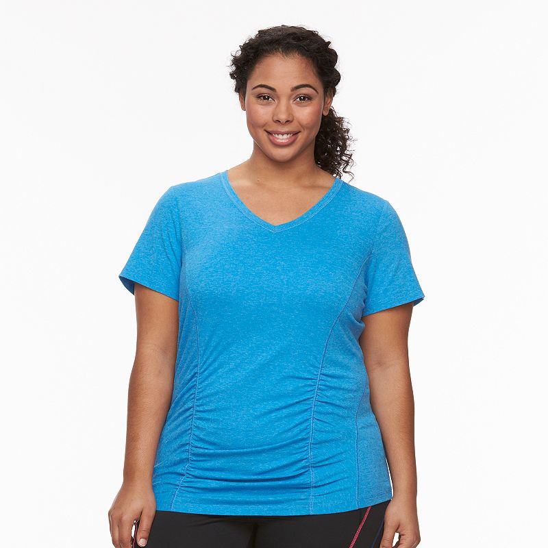 Tek Gear Blue Polyester Tee Kohl's