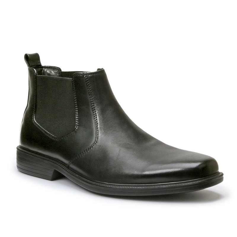 kohls ankle boots black