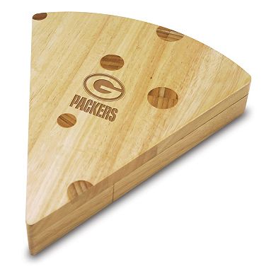 Picnic Time Green Bay Packers Cheese Cutting Board Set