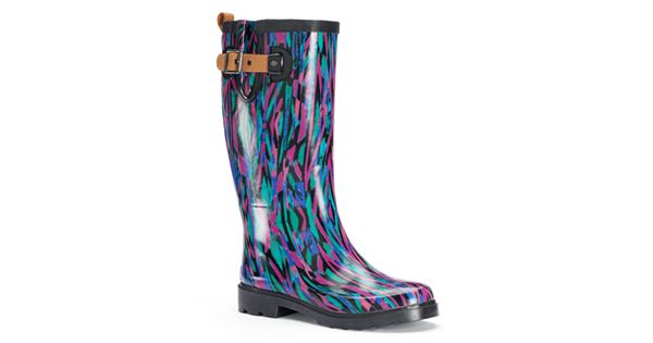 chooka ladies lined rain boots
