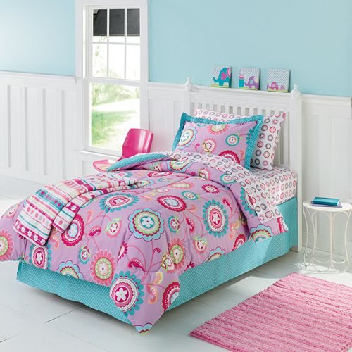 Girls Bed Sets Twin Full Size Floral Comforter Sheet Set Shams Kids Bedding New eBay