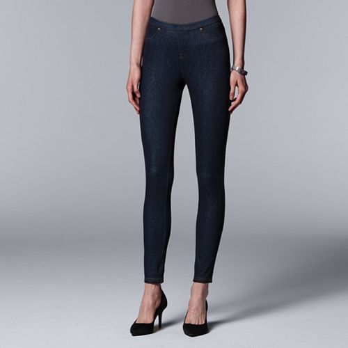 simply vera wang jean leggings