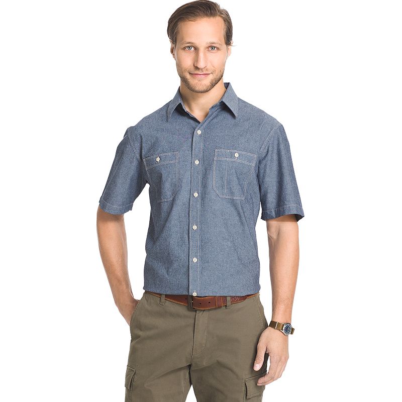 Navy Versatile Button Down Shirt Kohl's