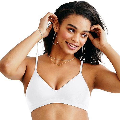 Hanes Bra Ultimate Comfy Support WireFree TShirt Bra HU11 Women's