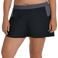 Plus Size Champion Sport 5 Colorblock Woven Shorts