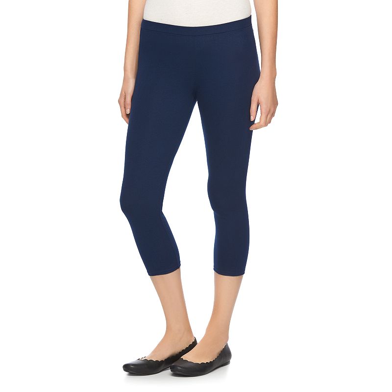 Juniors Blue Cotton Legging Kohl's