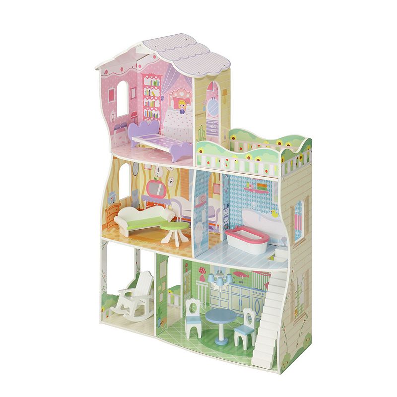 Maxim Joanne's Mansion Dollhouse, Multicolor