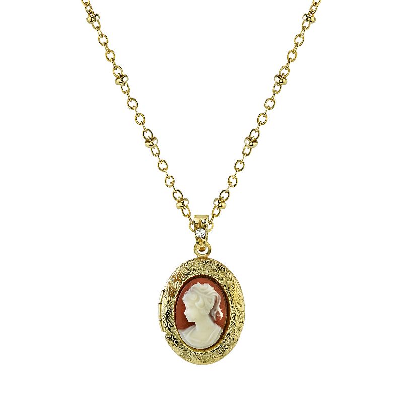 Womens Gold Tone Crystal Necklace Kohl's