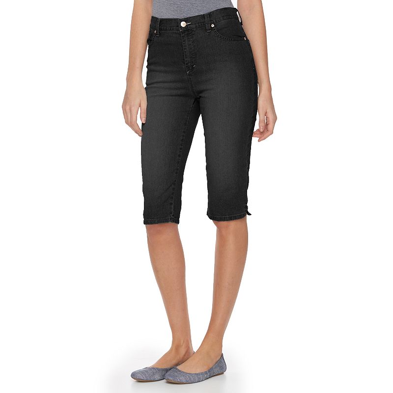 womens black capris