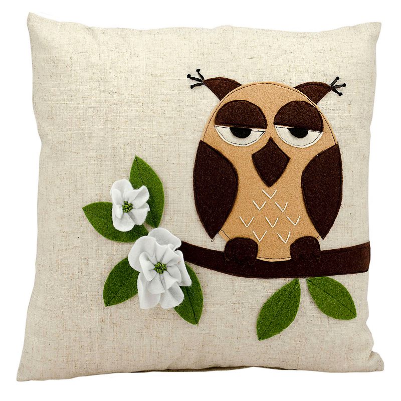 Mina Victory One Owl Throw Pillow