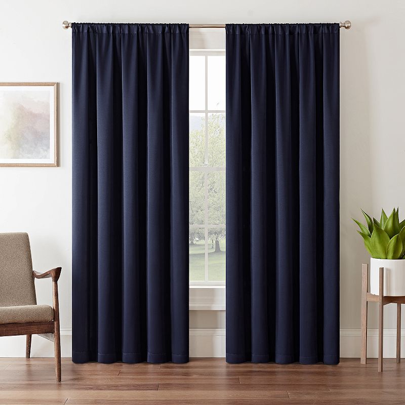 Dark Blue Blackout Curtain Kohl's