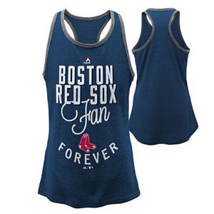 Girls 7-16 Majestic Boston Red Sox Fan Forever Racerback Tank Top