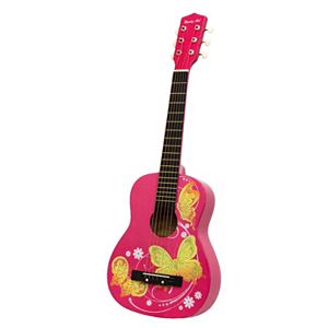 Ready Ace Pink Butterfly Acoustic Guitar