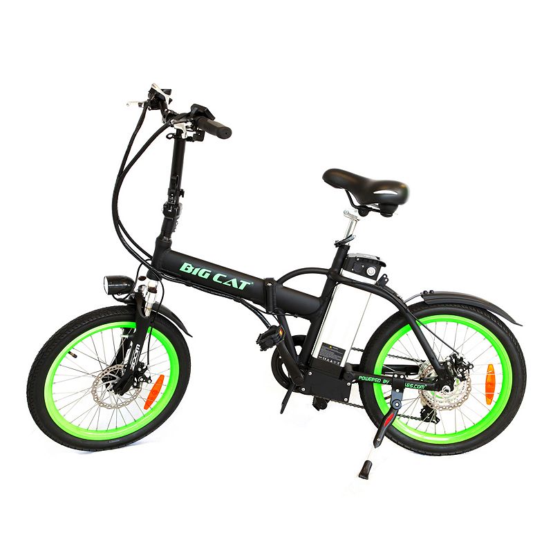 Big Cat Electric Bikes Hampton Folding Electric Bike, Multicolor