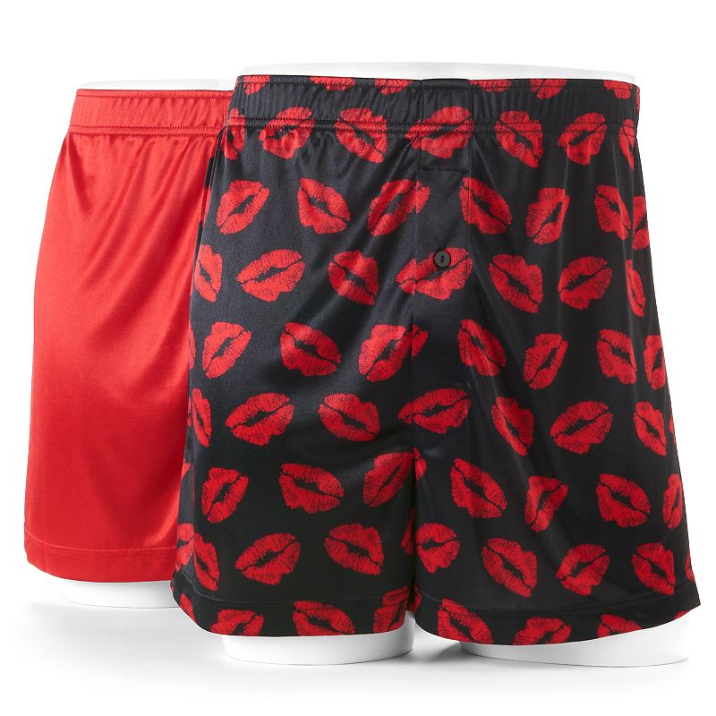 Men's Croft & Barrow® Valentine's Day Patterned & Solid Microfiber