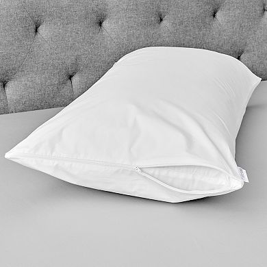 Allerease 2-pack 300 Thread Count Hot Water Washable Pillow Protector