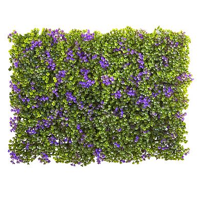 nearly natural Artificial Purple & Green Clover Mat 12-piece Set