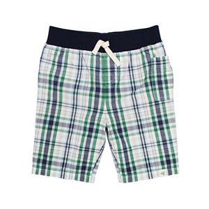 Baby Boy Burt's Bees Baby Plaid Organic Shorts