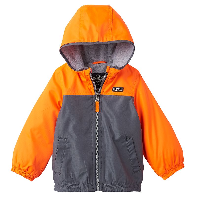 Toddler Boy Oshkosh B'gosh Colorblock Transitional Jacket, Size: 2T, Orange