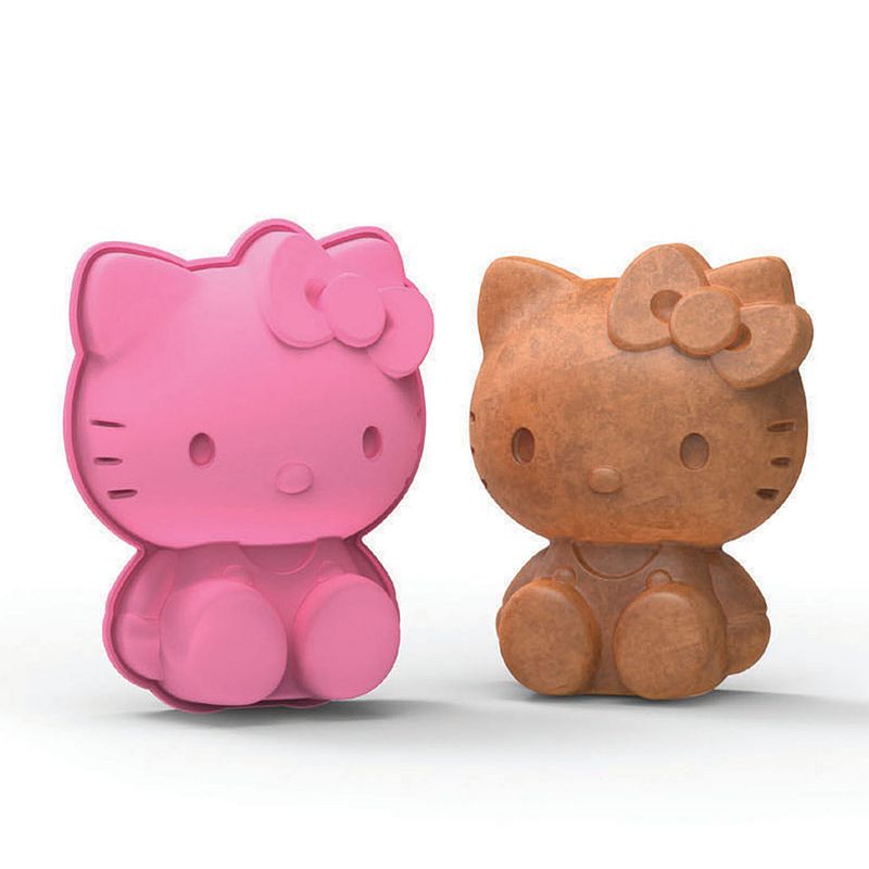 Siliconezone Hello Kitty Nonstick Silicone Mini Cake Pan, Pink