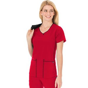 Women's Jockey Scrubs Classic Sporty V-Neck Top