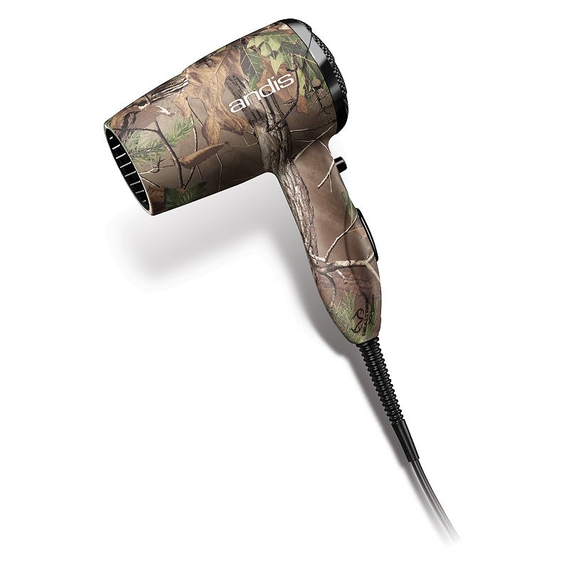 Andis Quiet Turbo Camouflage Hair Dryer, Green