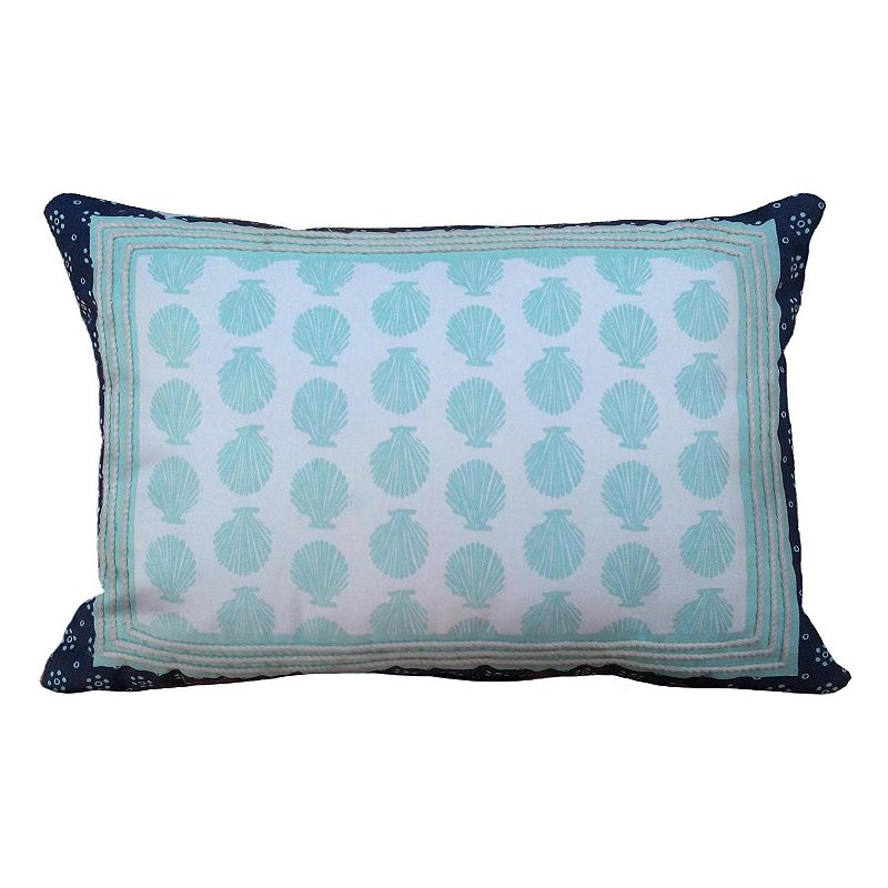 Blue Cotton Coastal Throw Pillow Kohl s