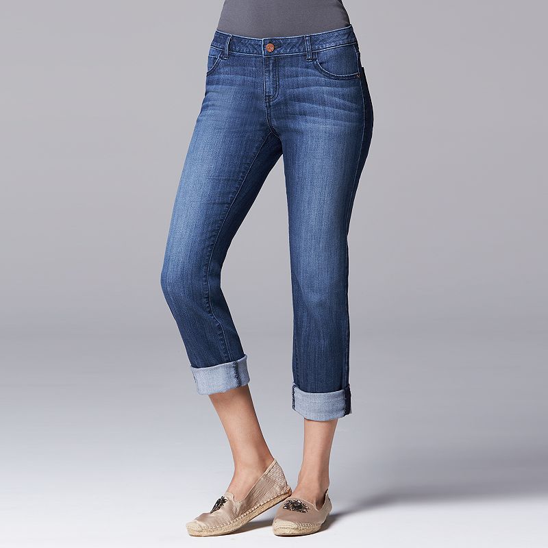 womens jean capris