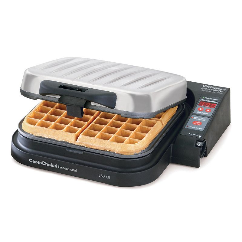 Chef'sChoice Square Belgian Waffle Maker, Multicolor