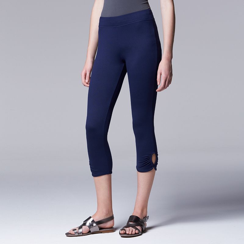 Navy Polyester Leggings Kohl's
