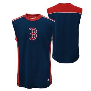 Boys 4-7 Majestic Boston Red Sox Slide Home Synthetic Muscle Tee