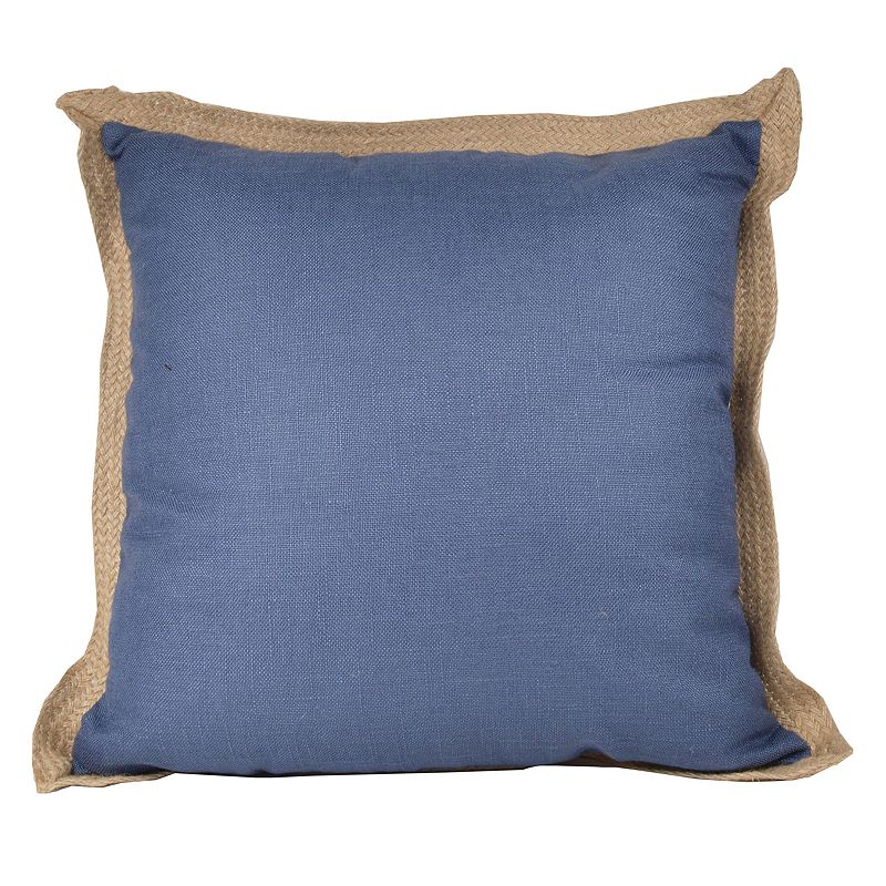 Jute Trim Throw Pillow DealTrend