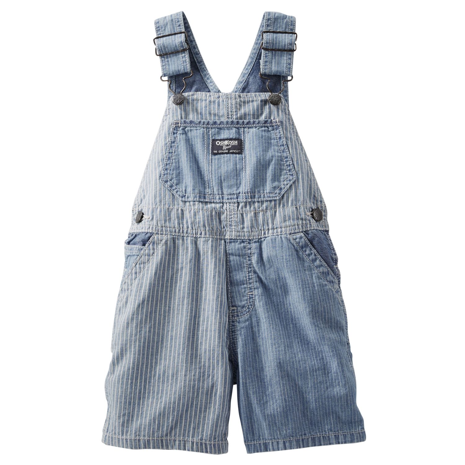 Baby Boy OshKosh B'gosh® Chambray Striped Overalls