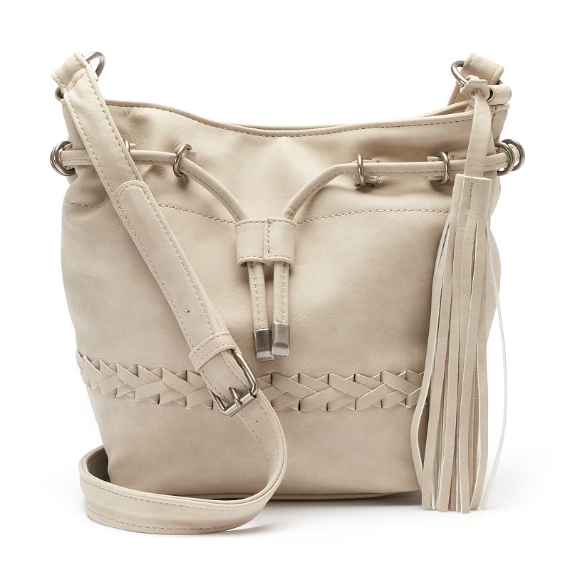 Dolce Girl Willow Drawstring Bucket Bag, Grey