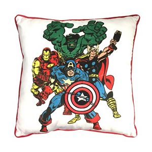 Marvel Heroes Throw Pillow