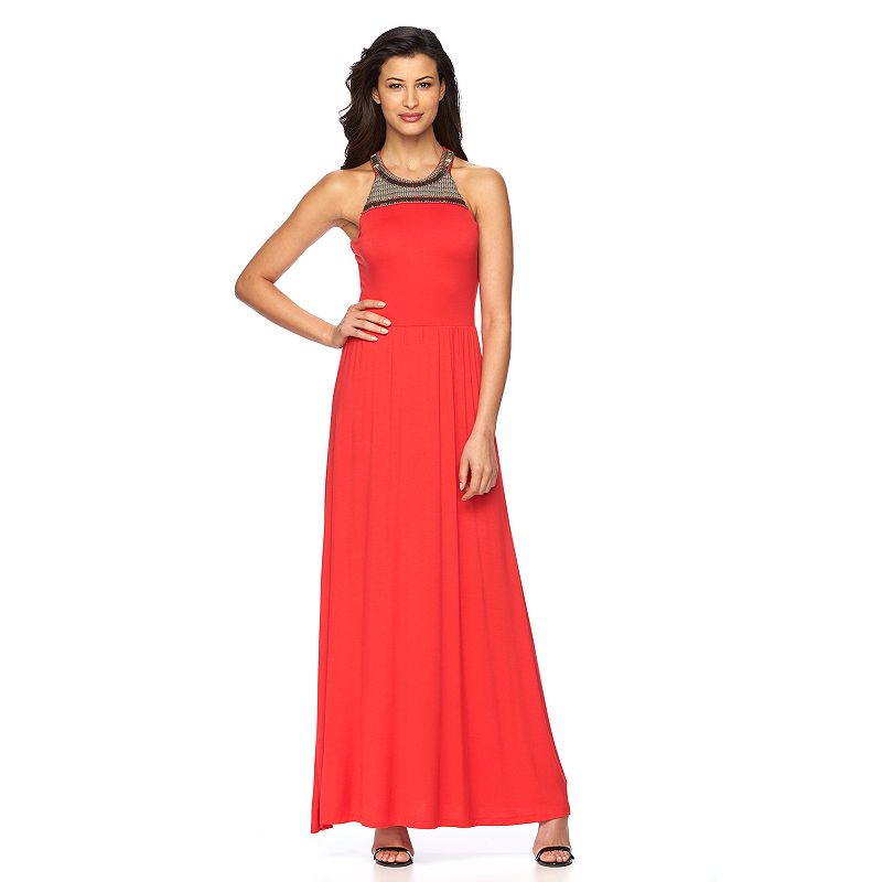 Jersey Knit Red Dress Kohl's