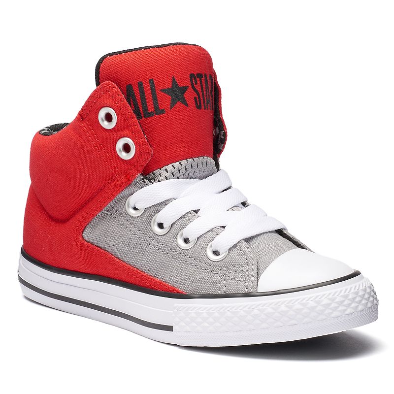 Kid's Converse Chuck Taylor All Star High Street Mid Slip-On Sneakers, Size: 3, Red