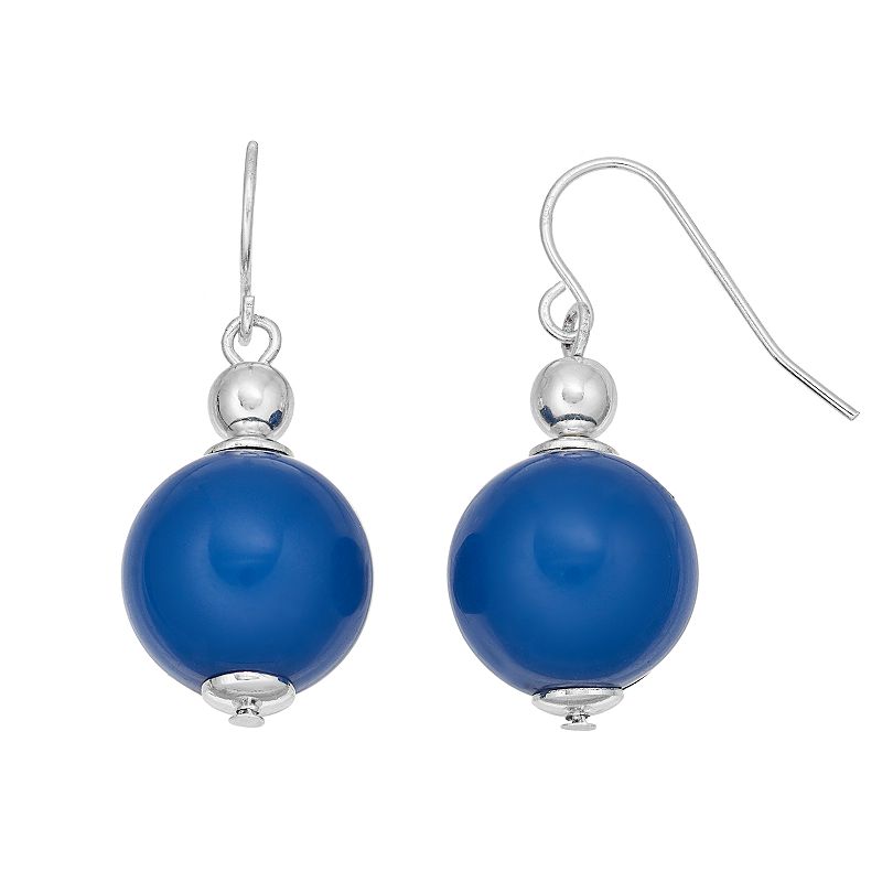 Blue Silver Womens Drop Earrings Kohl's