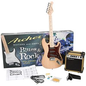 Archer SS10 Blues & Rock Jr. Electric Guitar Bundle