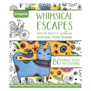 Crayola Whimsical Escapes Adult Coloring Book