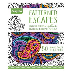 Crayola Patterned Escapes Adult Coloring Book