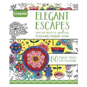 Crayola Elegant Escapes Adult Coloring Book