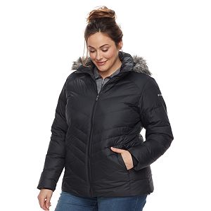 Plus Size Columbia Icy Heights Hooded Down Puffer Jacket