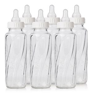 Evenflo 6-pk. 8-ounce Classic Glass Twist Baby Bottles