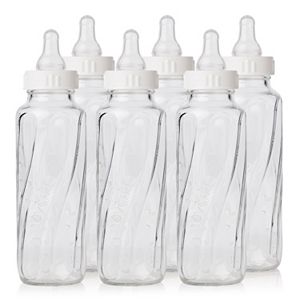 Evenflo 6-pk. 8-ounce Classic Glass Twist Baby Bottles